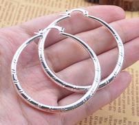 Sterling Silver Hoop Earrings 202//182